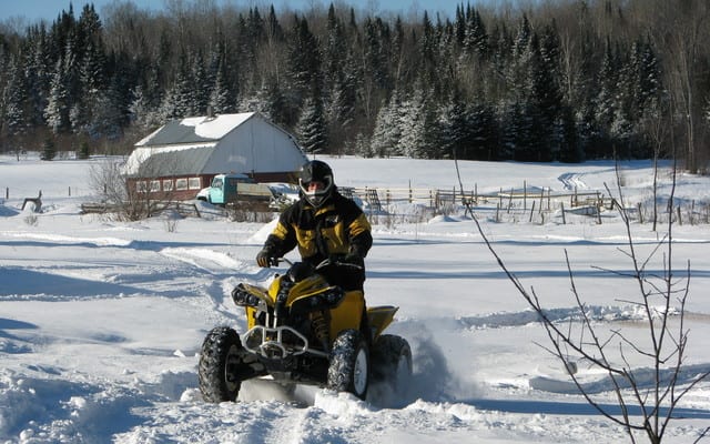 ATV Winter Riding