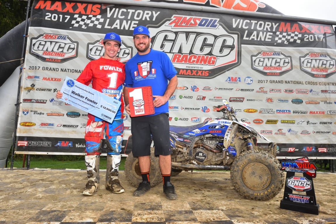 Yamaha Racing’s Walker Fowler Clinches Third Straight GNCC Championship