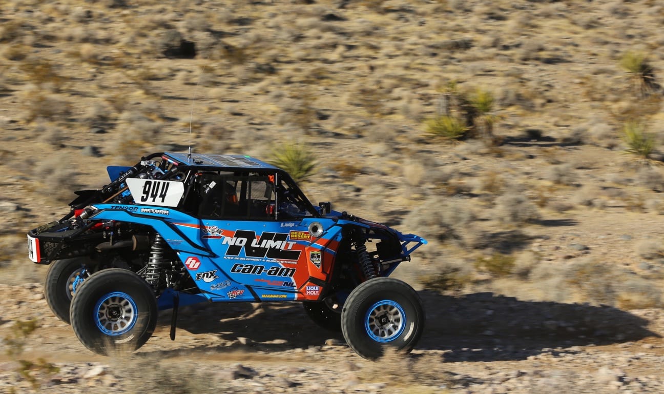 Can-Am Maverick X3 racer Phil Blurton captures best in the desert UTV Production Turbo class Championship.