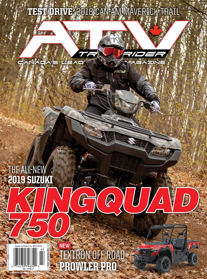 ATV Trail Rider July Aug 2018