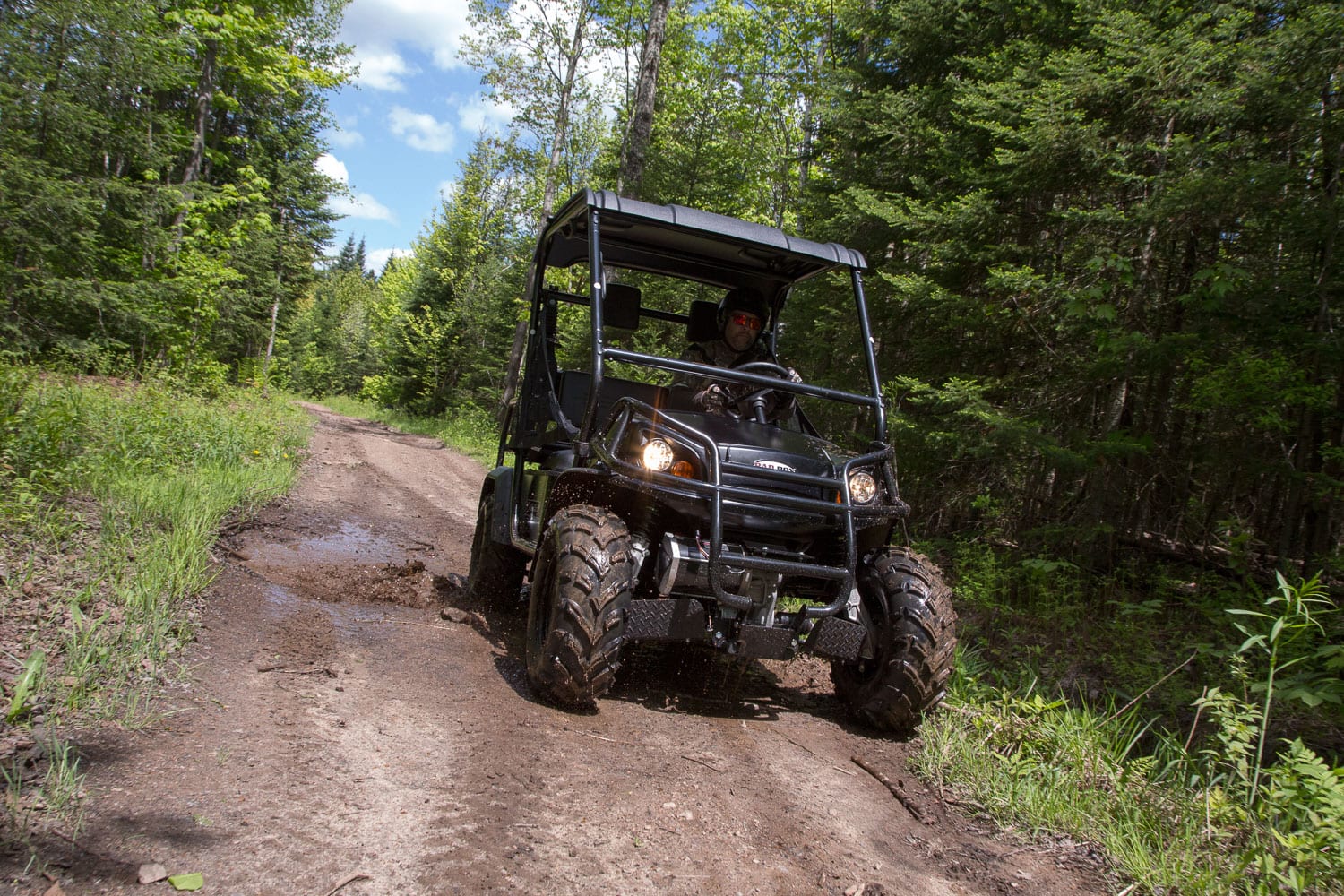 Electric ORVs on the trail really