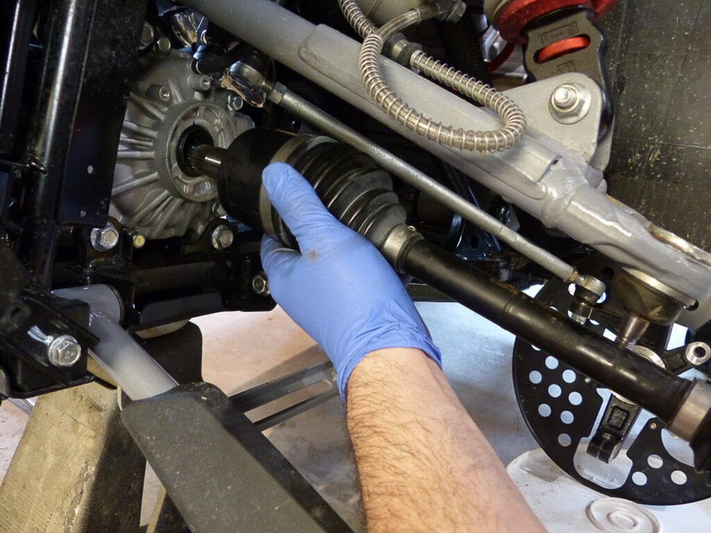 Replacement of a CV boot ATV Trail Rider Magazine