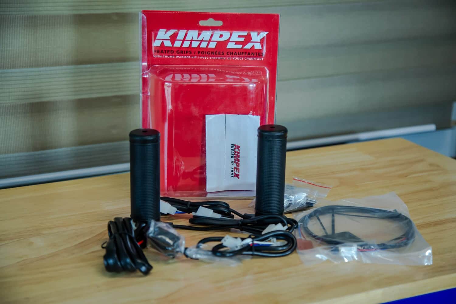 Installation of KIMPEX heated grips and thumbs