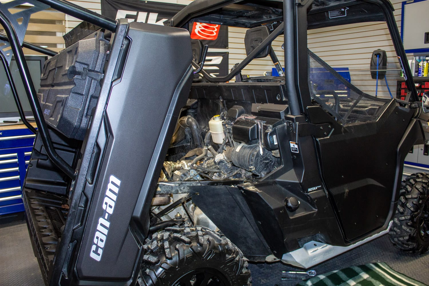 Changing a Can-Am Defender's Engine Oil and Filter