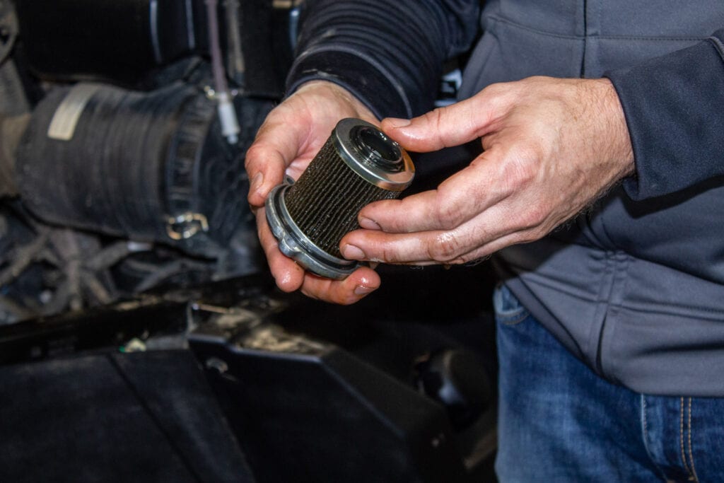 Changing a Can-Am Defender's Engine Oil and Filter