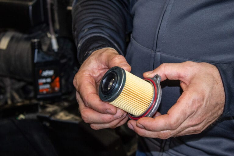 Changing a CanAm Defender's Engine Oil and Filter ATV Trail Rider