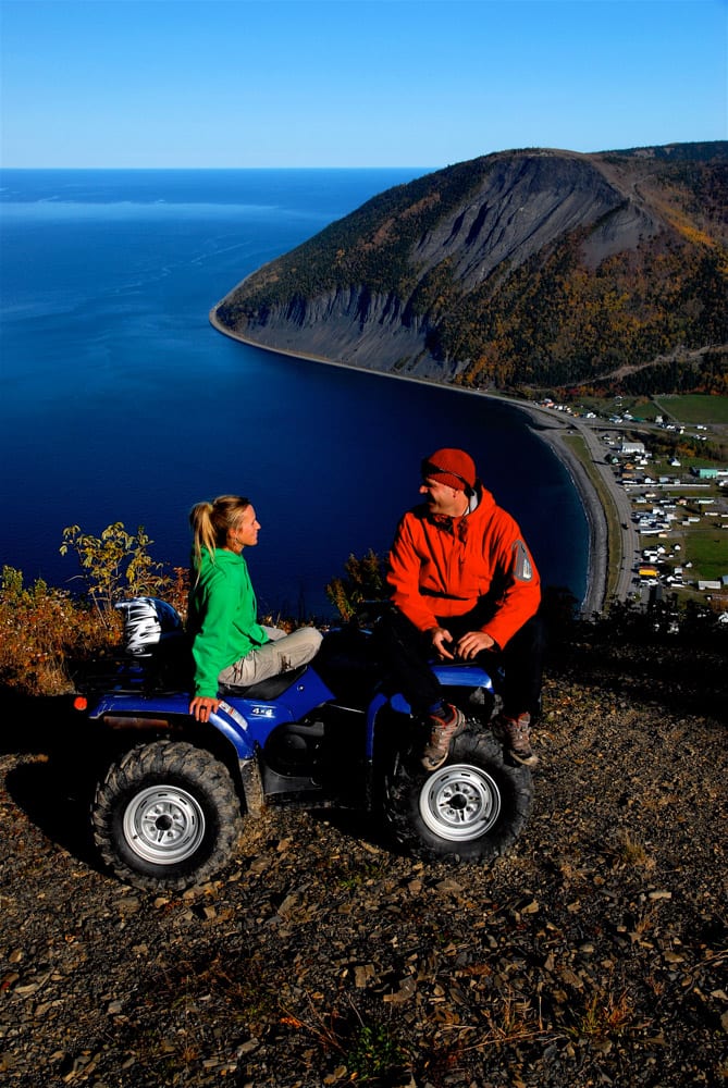 Plan a quad trip in Gaspésie, Québec