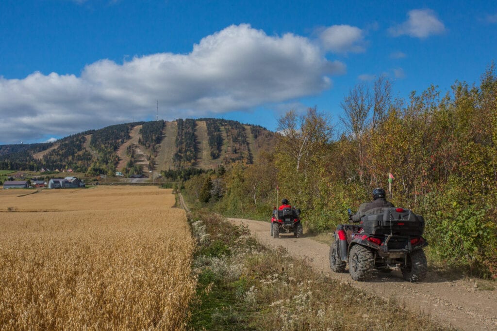 Plan a quad trip in Gaspésie, Québec