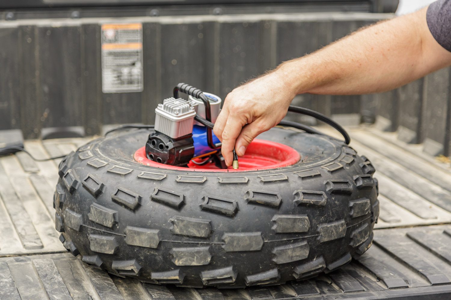 The ATV Trail Rider Team shows you how to Repair a flat tire while on the trail.