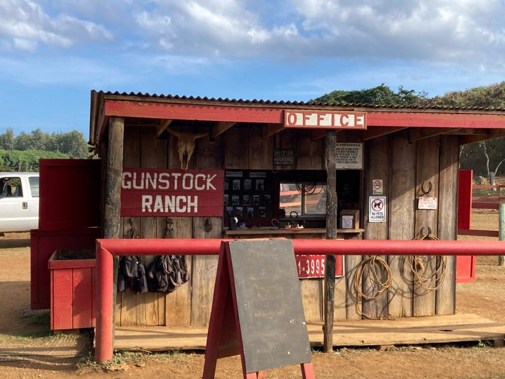 Gunstock Ranch in Oahu Texan style in Hawaii