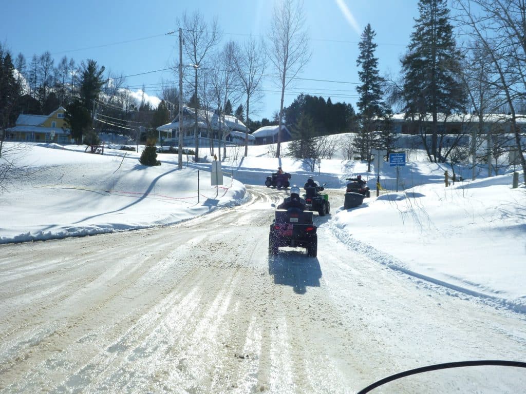 Off-road vehicle traffic on public roads