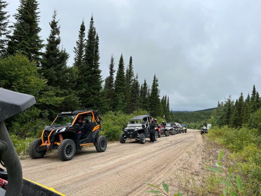 ATV-ride-to-l’Étape-in-Laurentides-Park