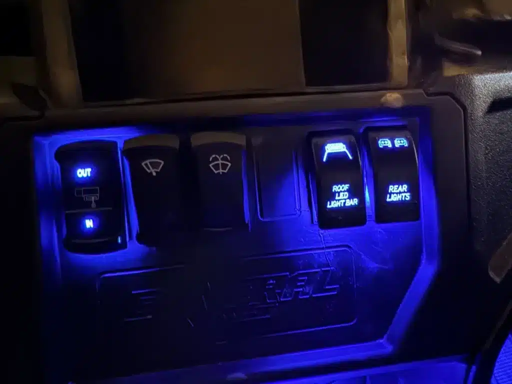 The Kimpex backlit switches are beautifully made.